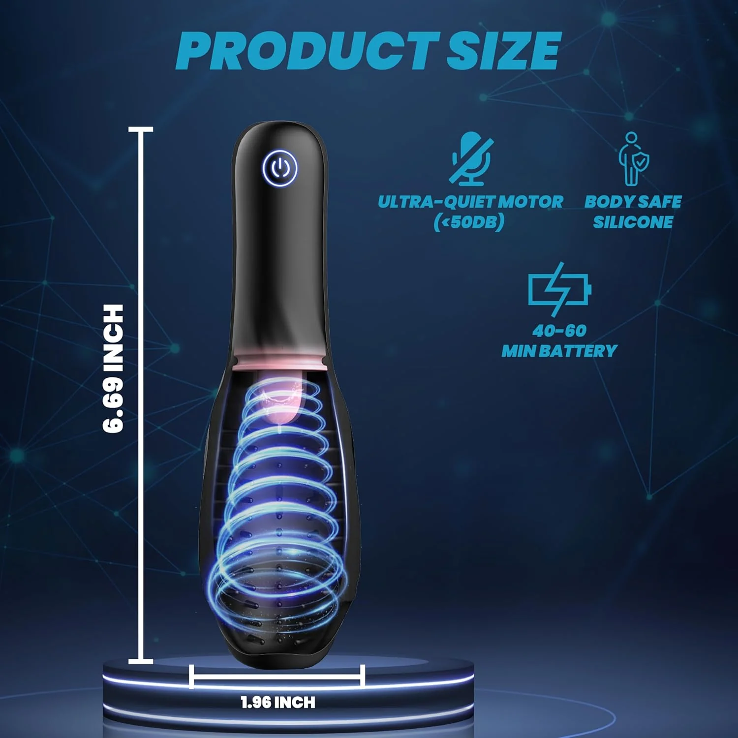 LickPulse 3-in-1 Licking Suction Male Stroker 10 Modes - Image 6
