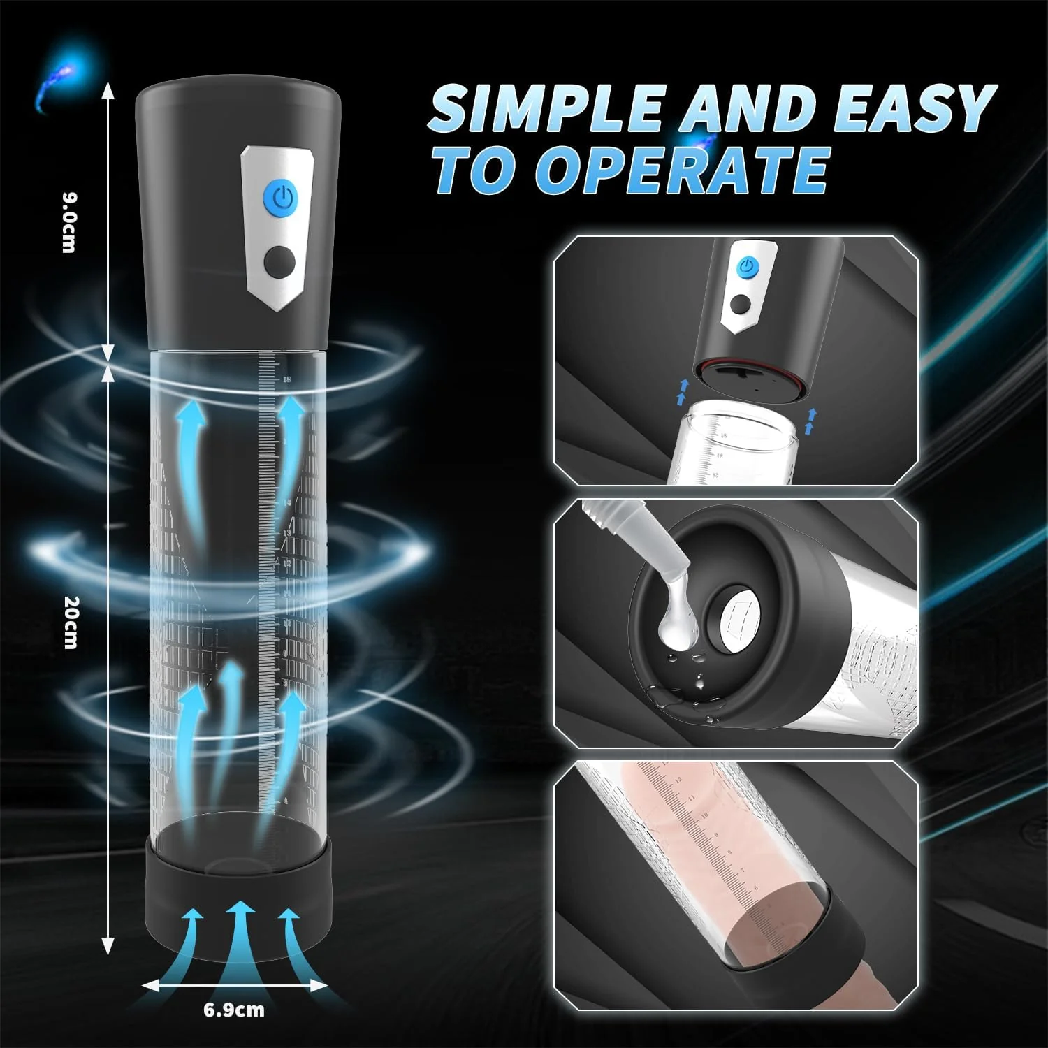 VacuCore Electric Penis Pump Strong Suction Tube - Image 4