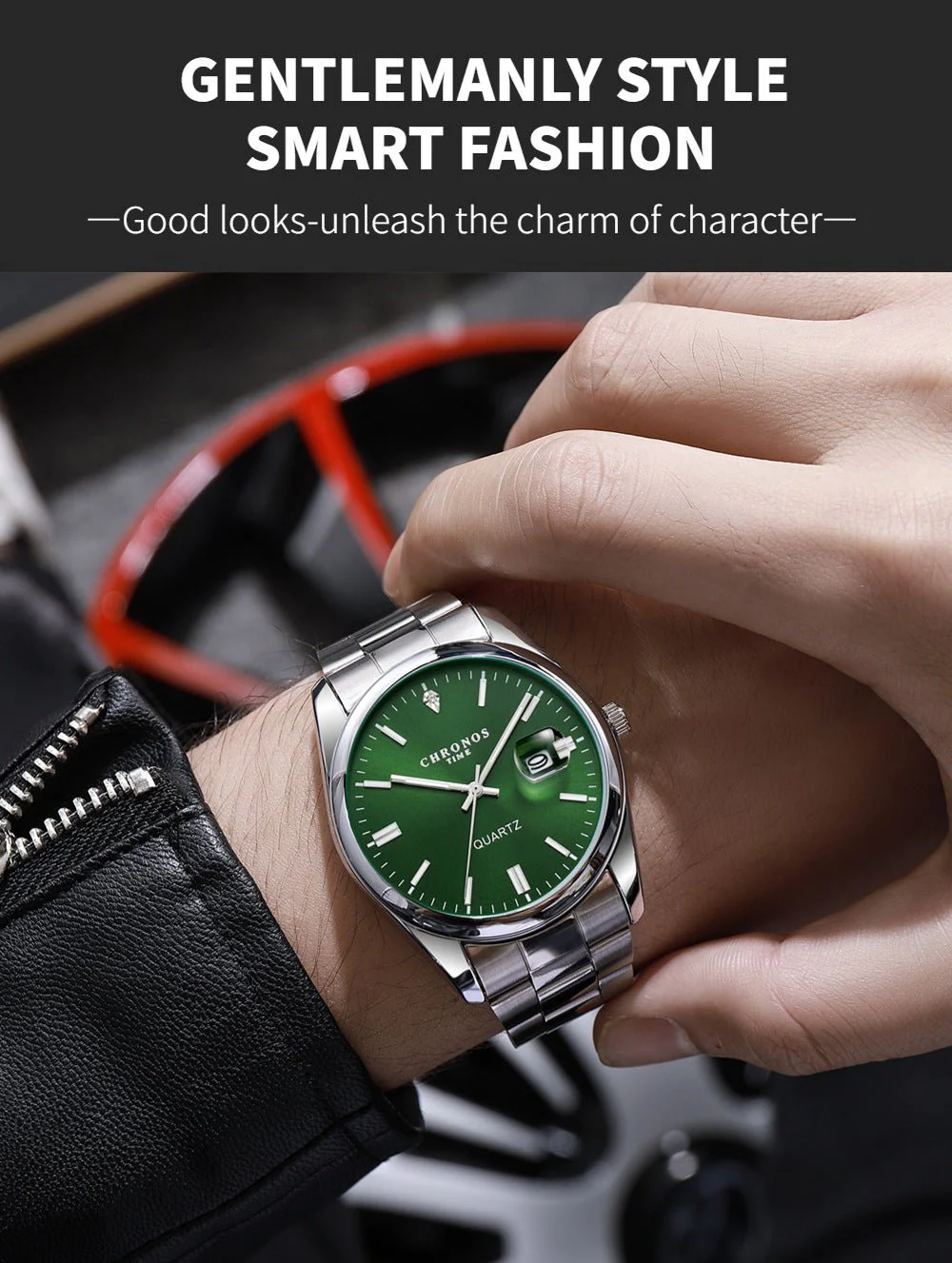 Men's Luxury Quartz Stainless Steel Watch - Image 12
