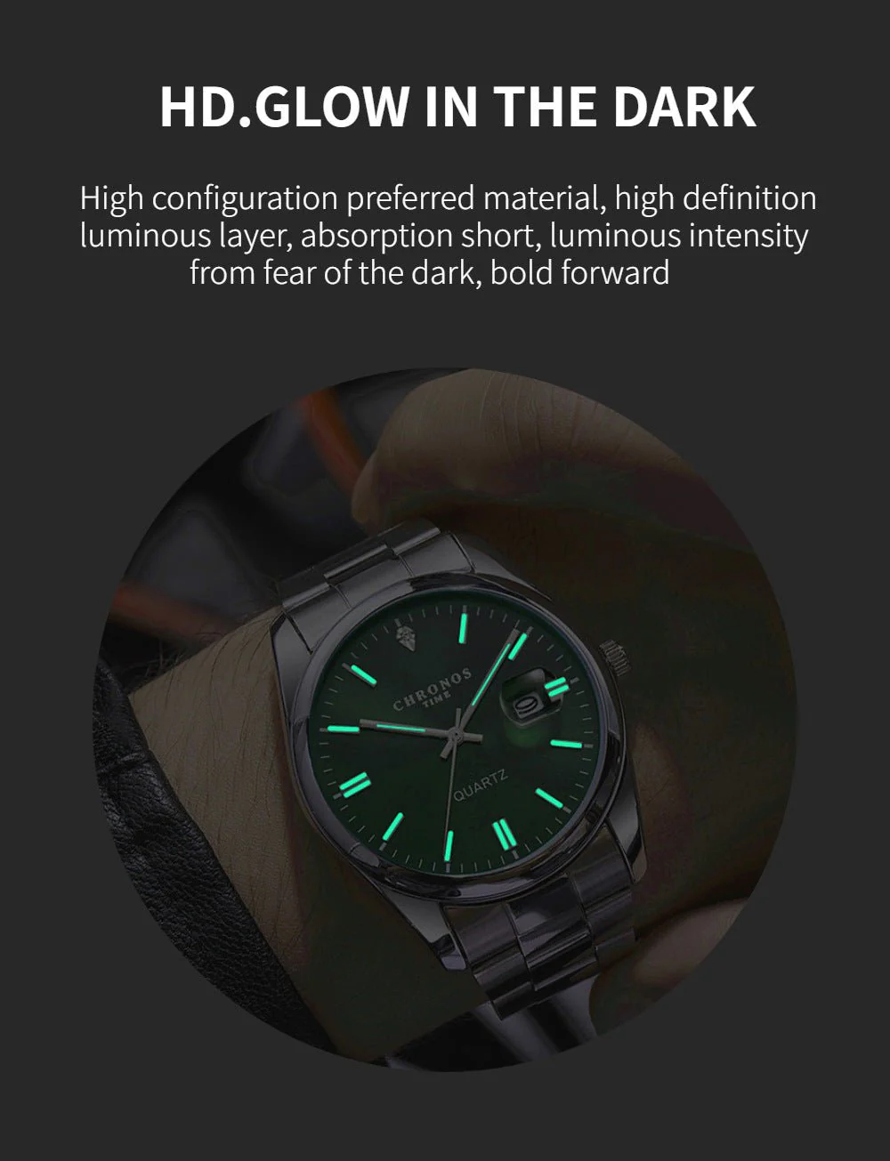 Men's Luxury Quartz Stainless Steel Watch - Image 15