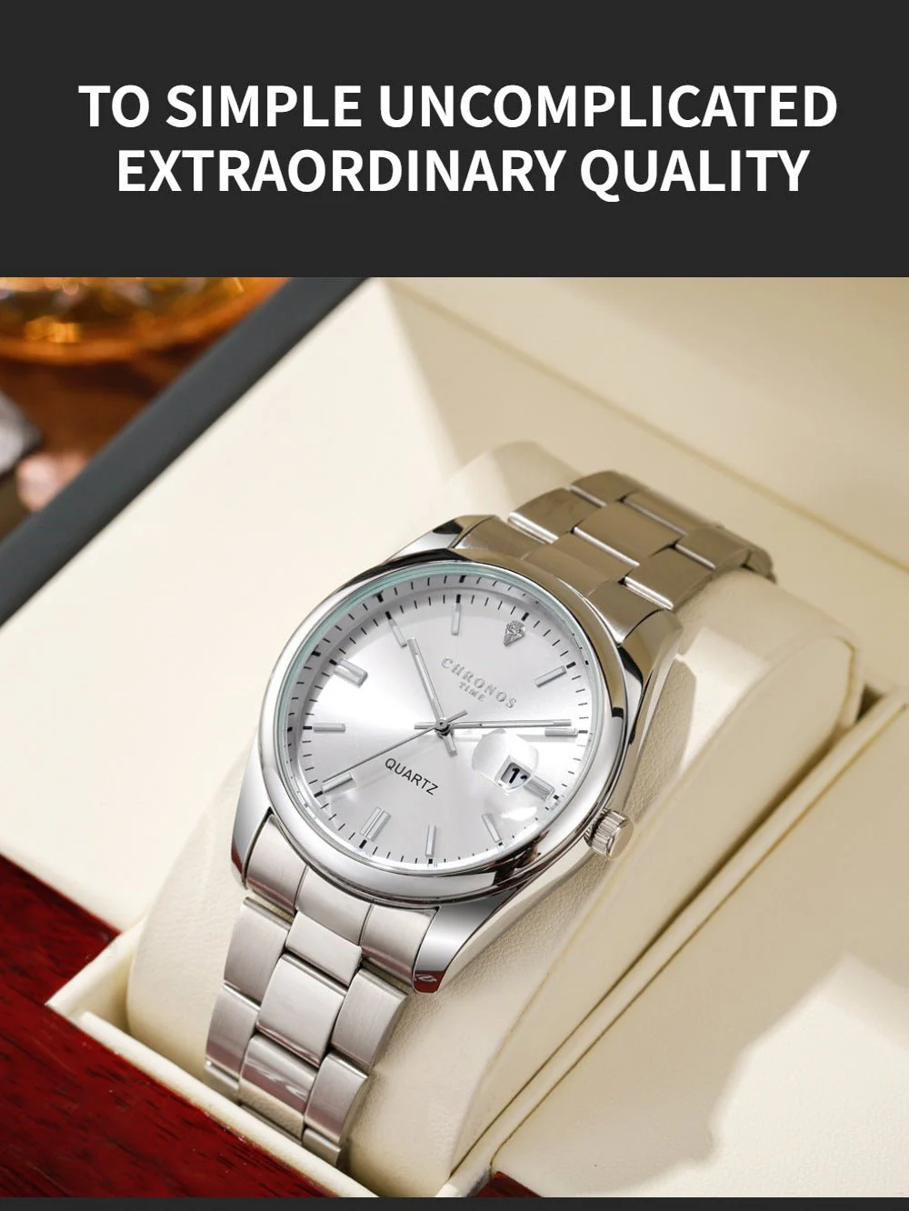 Men's Luxury Quartz Stainless Steel Watch - Image 18