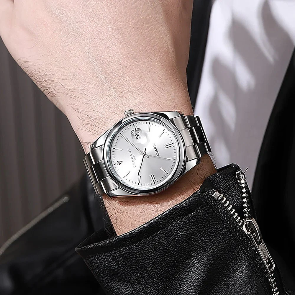 Men's Luxury Quartz Stainless Steel Watch - Image 19
