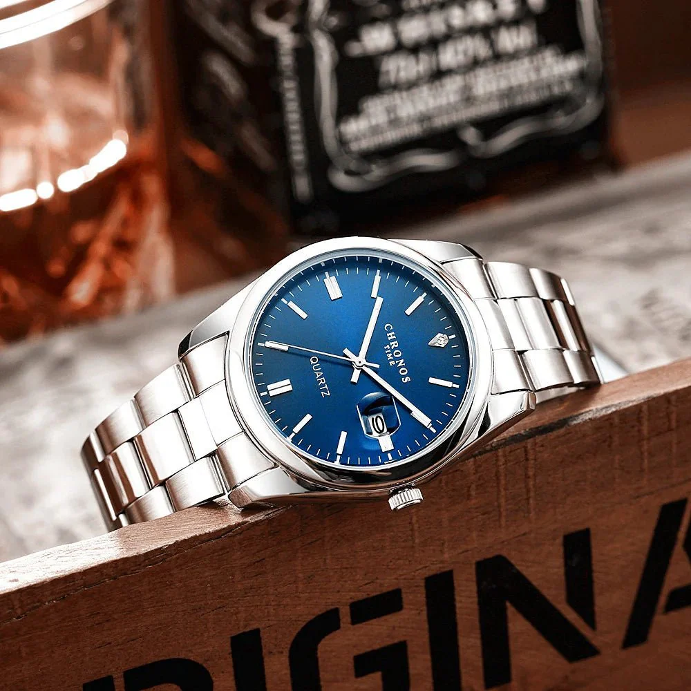Men's Luxury Quartz Stainless Steel Watch - Image 21