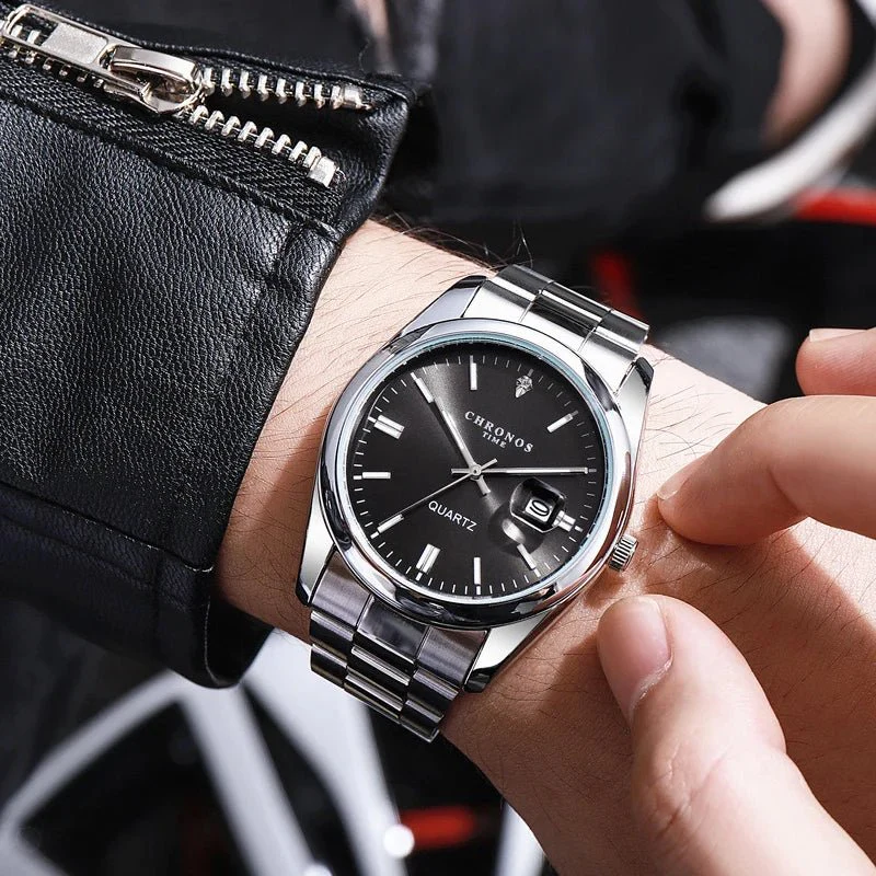 Men's Luxury Quartz Stainless Steel Watch - Image 22