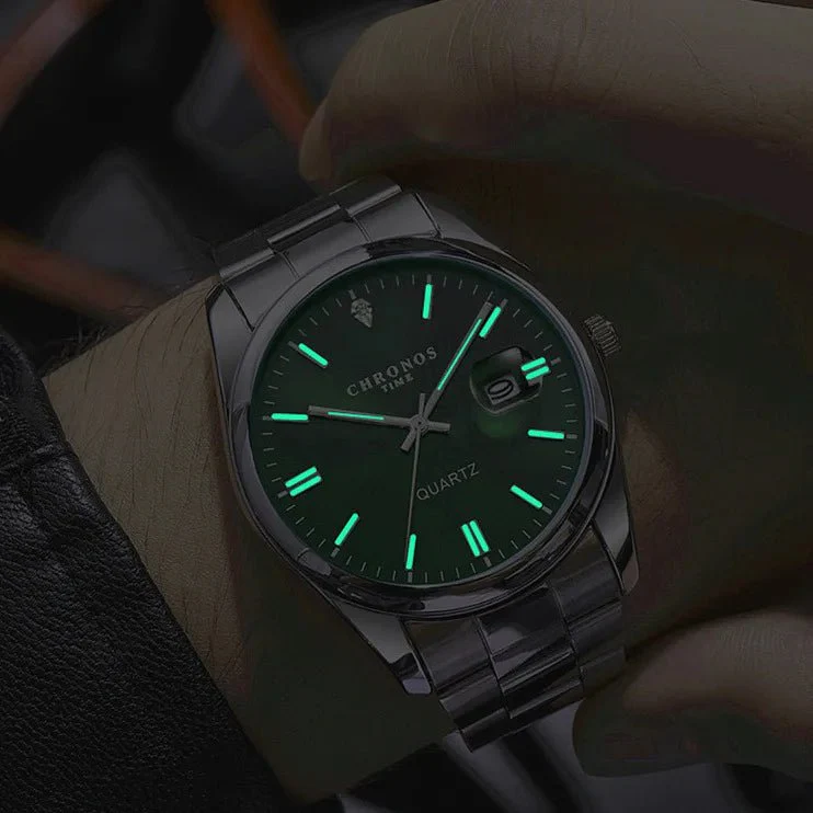 Men's Luxury Quartz Stainless Steel Watch - Image 6