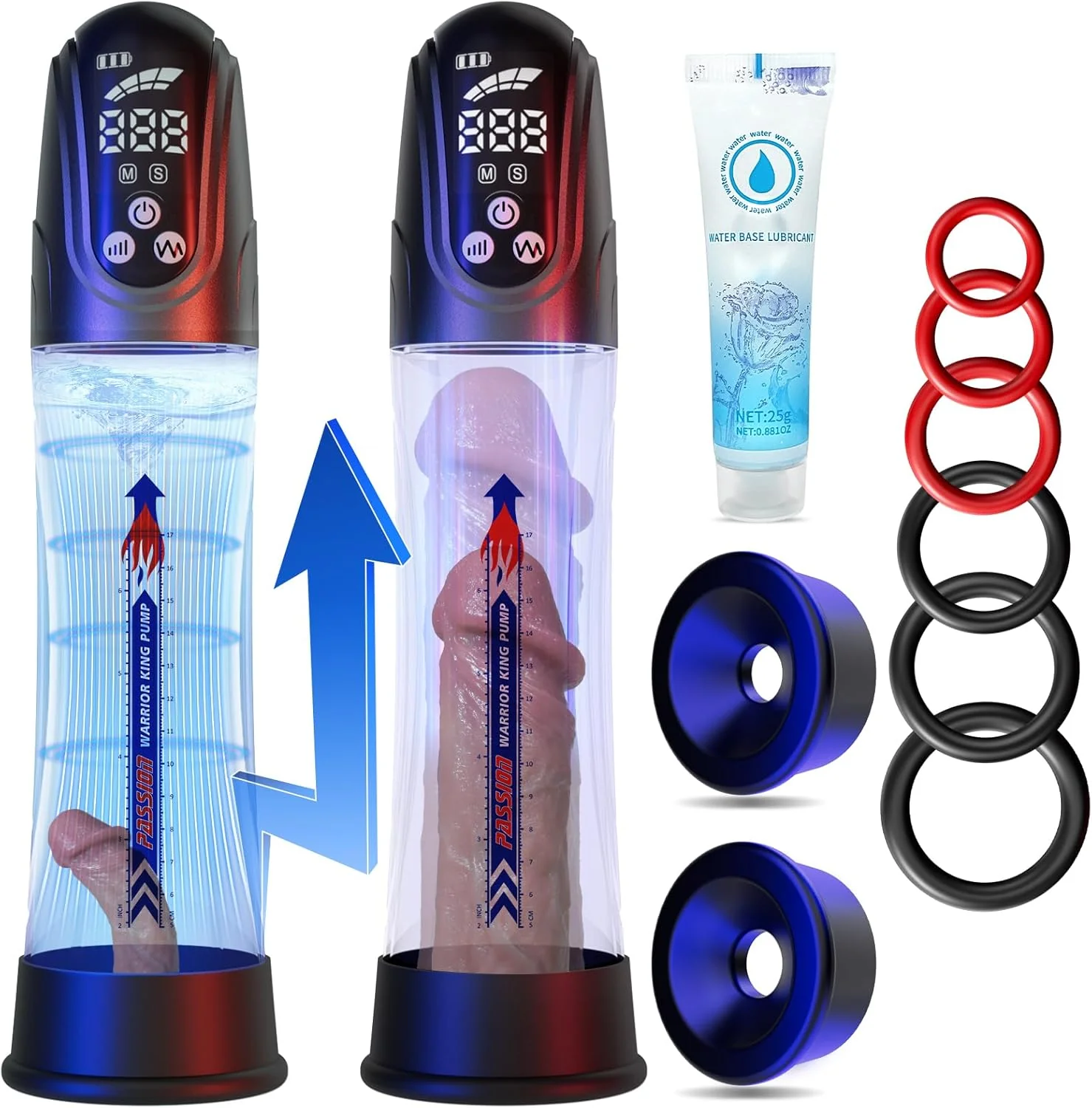 HydraFlux Penis Pump 4 Pressure & Suction Modes
