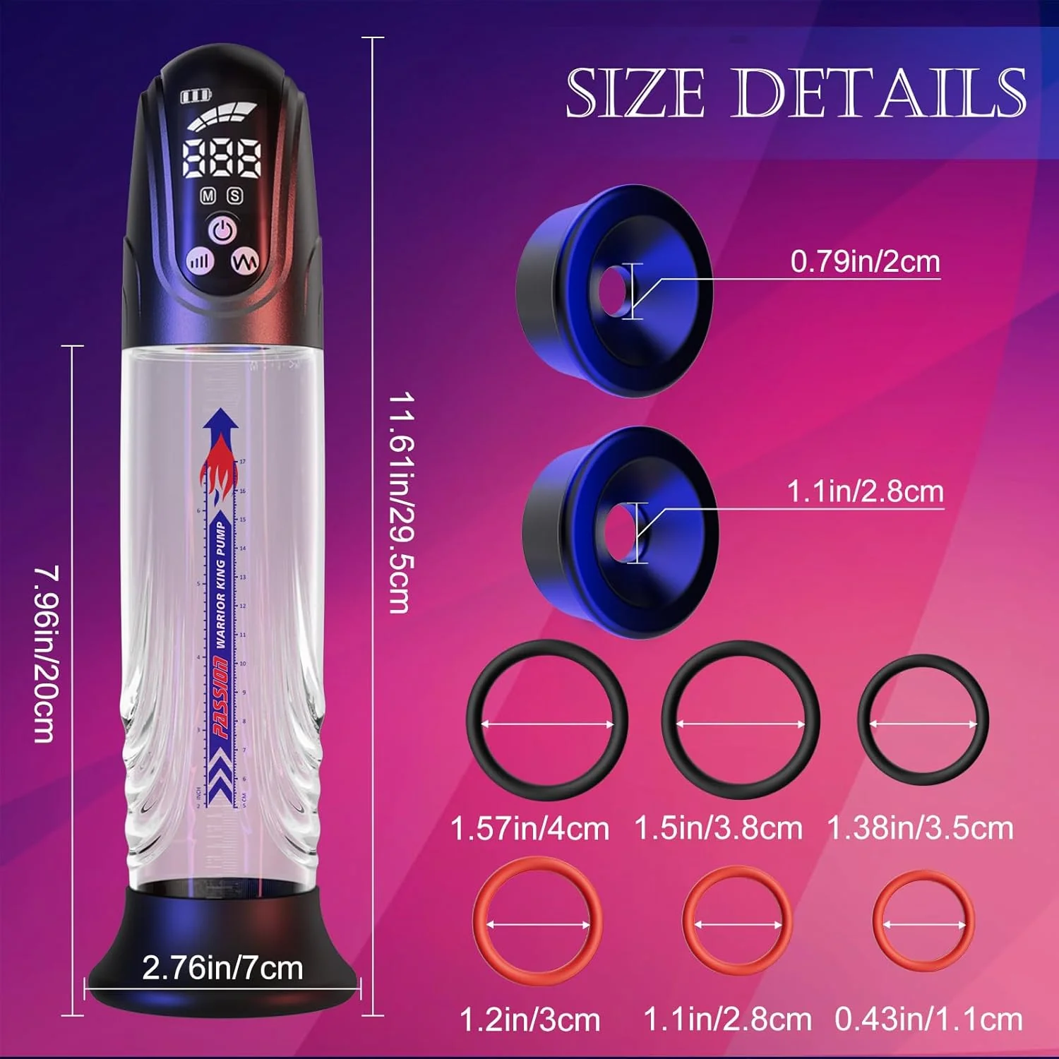 HydraFlux Penis Pump 4 Pressure & Suction Modes - Image 6