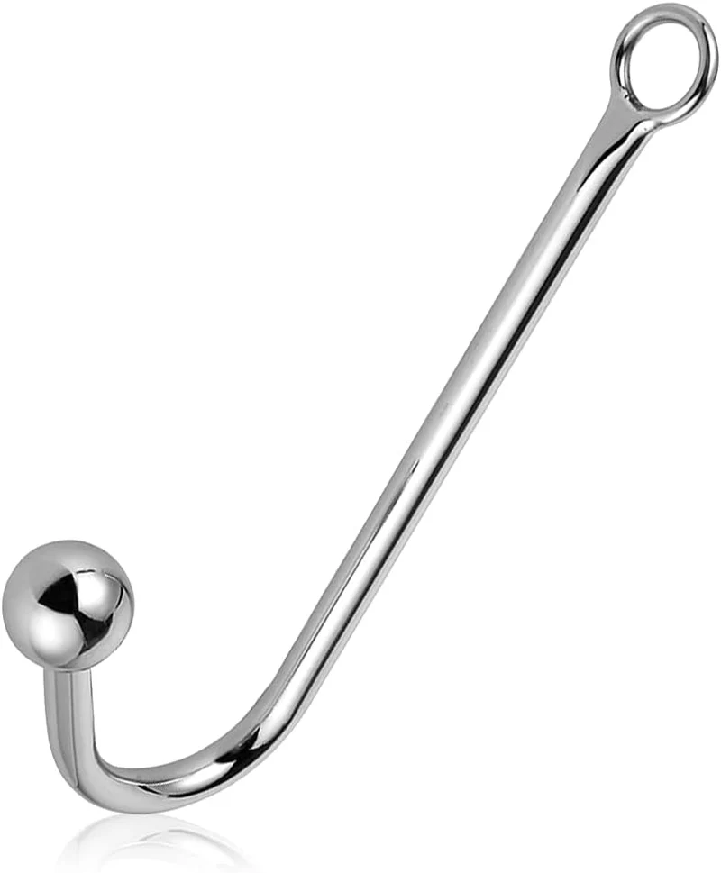 SteelRing Stainless Steel Anal Hook with O-Ring - Image 6