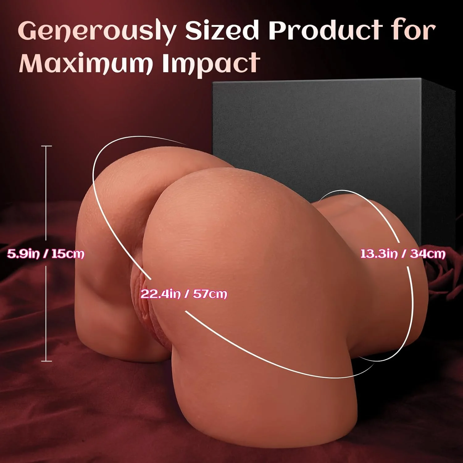 MidnightSiren 6lbs Vibrating Sex Doll Masturbator - Image 8