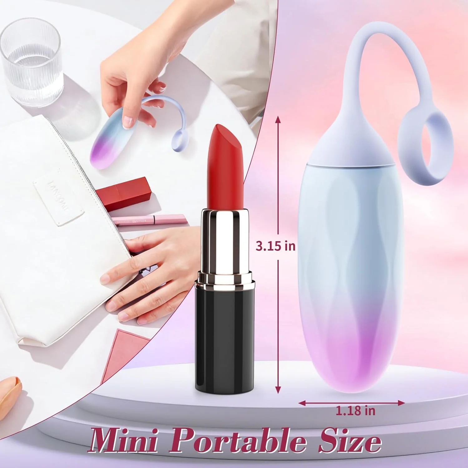 GradientPulse App Remote Vibrating Egg Bullet Waterproof Quiet - Image 2