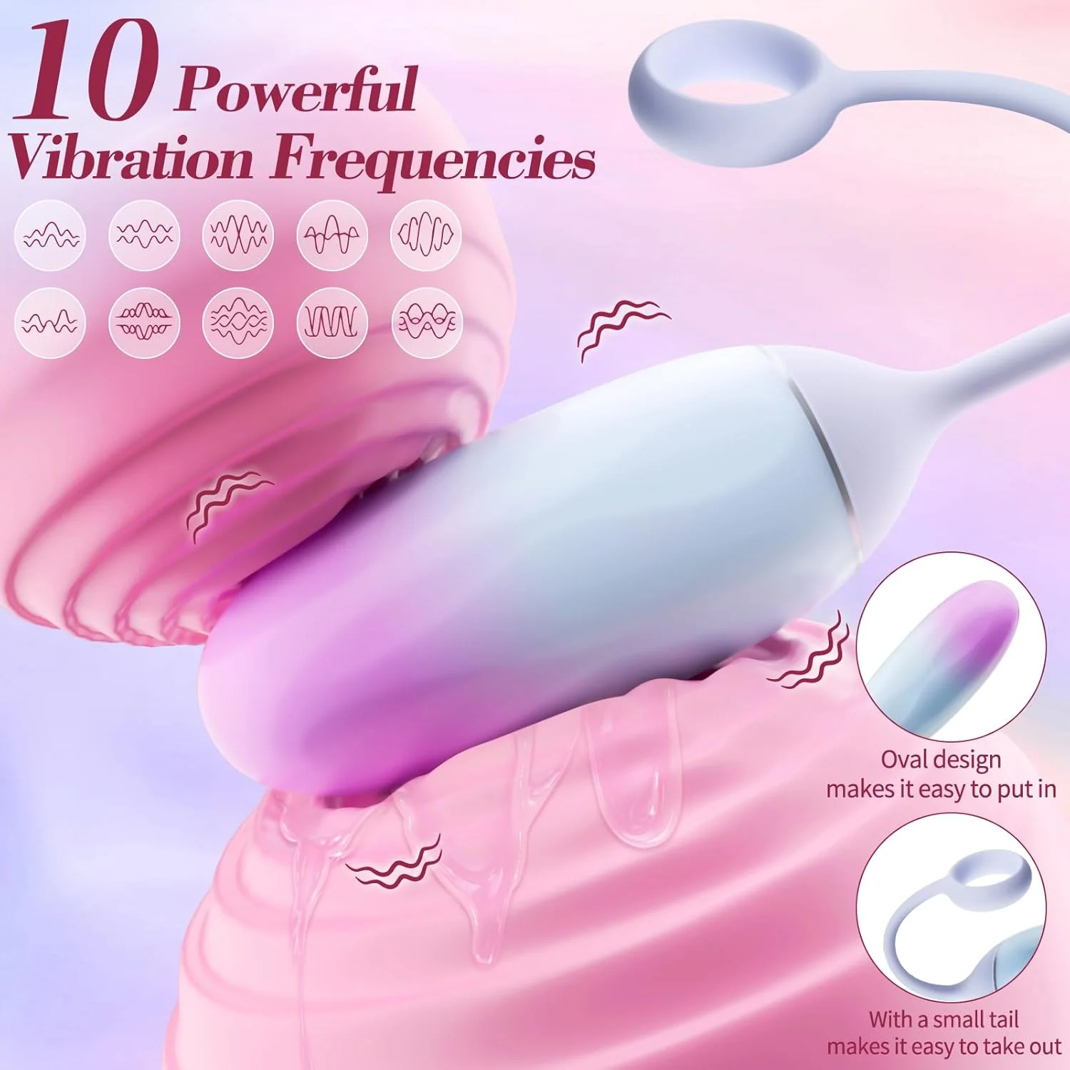 GradientPulse App Remote Vibrating Egg Bullet Waterproof Quiet - Image 4