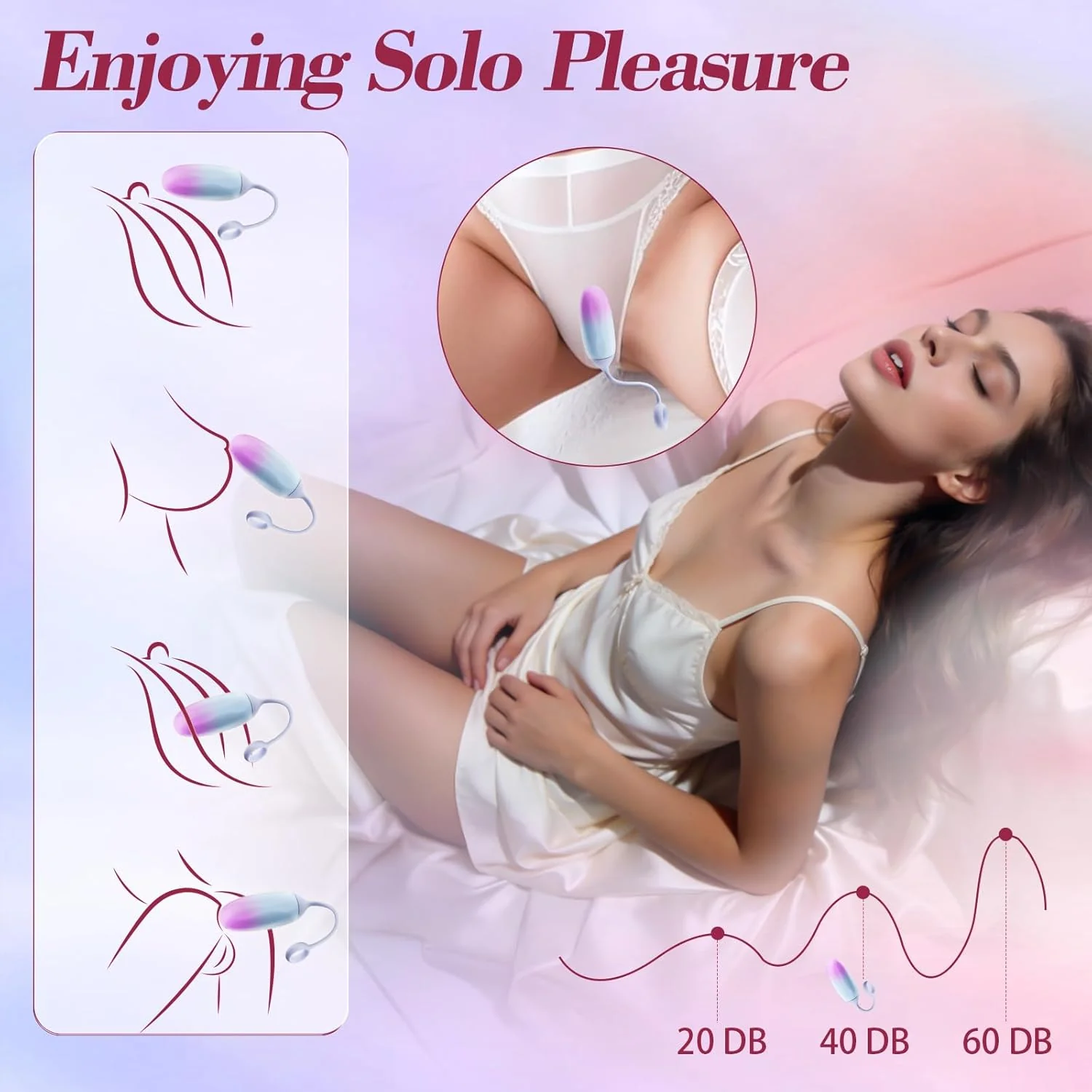 GradientPulse App Remote Vibrating Egg Bullet Waterproof Quiet - Image 5