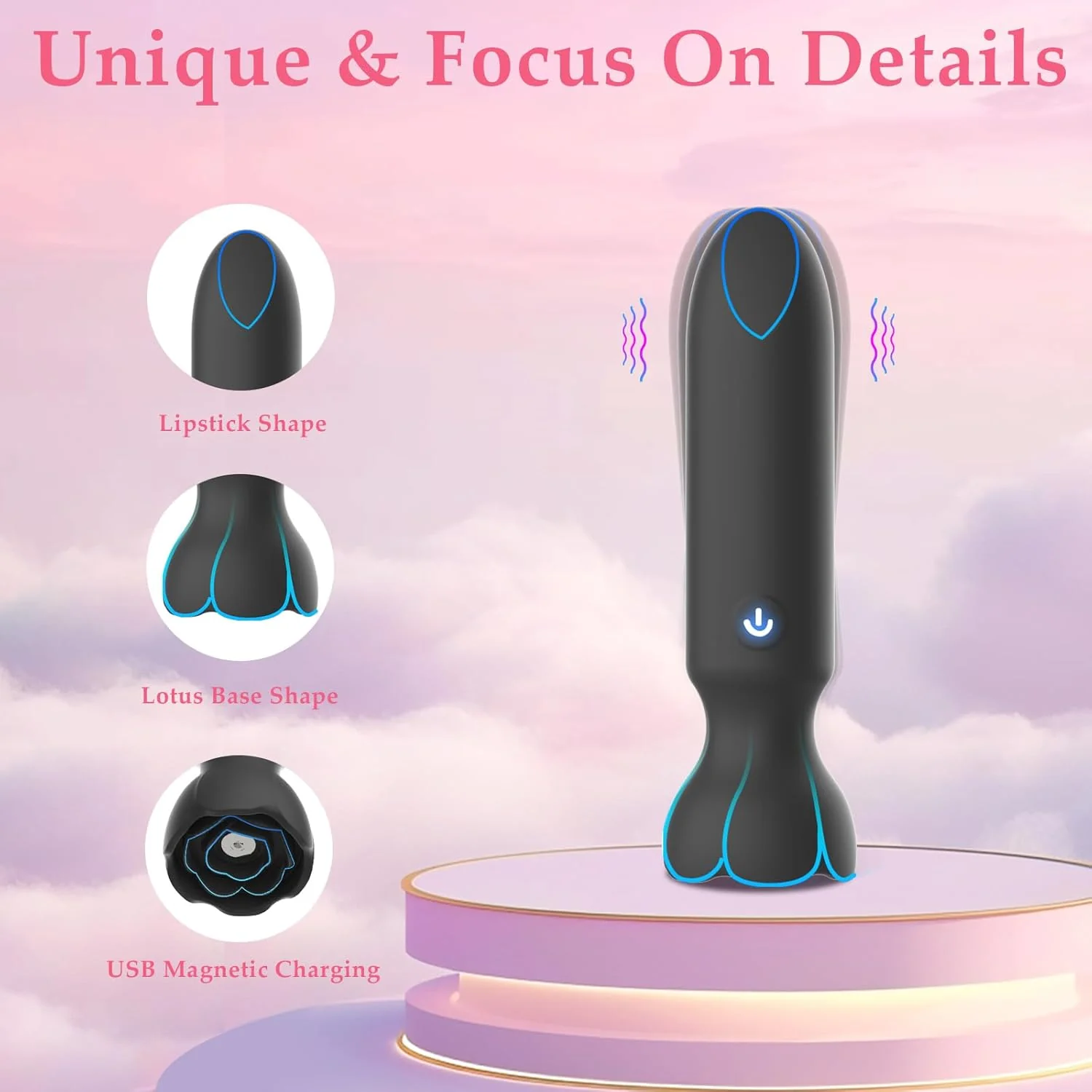 NoirSync App Control Bullet Vibrator 9 Modes Waterproof Quiet - Image 4