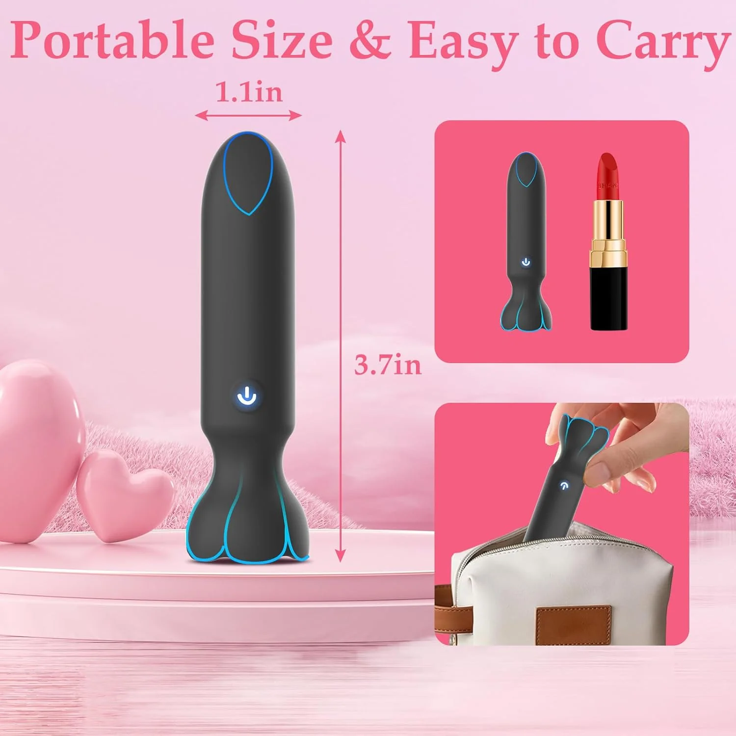 NoirSync App Control Bullet Vibrator 9 Modes Waterproof Quiet - Image 6
