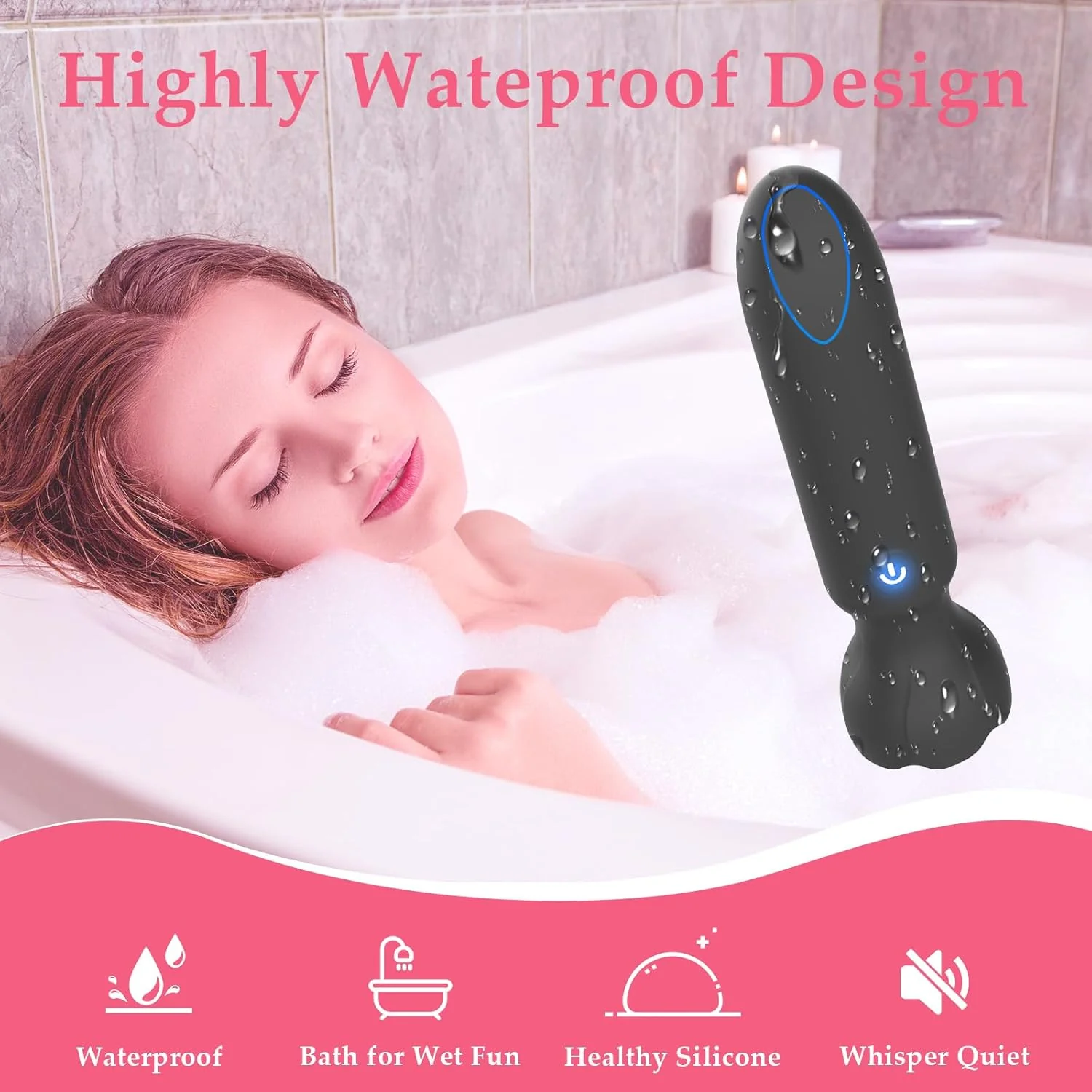 NoirSync App Control Bullet Vibrator 9 Modes Waterproof Quiet - Image 7