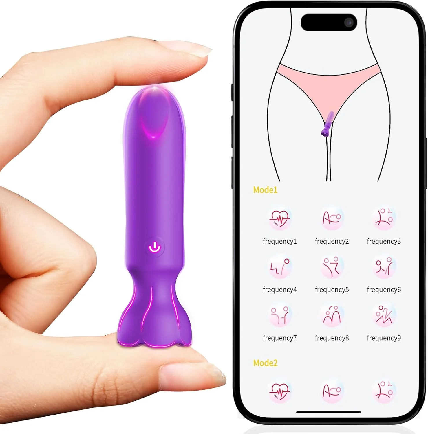 VibeLink App Control Bullet Vibrator 9 Modes Waterproof Quiet