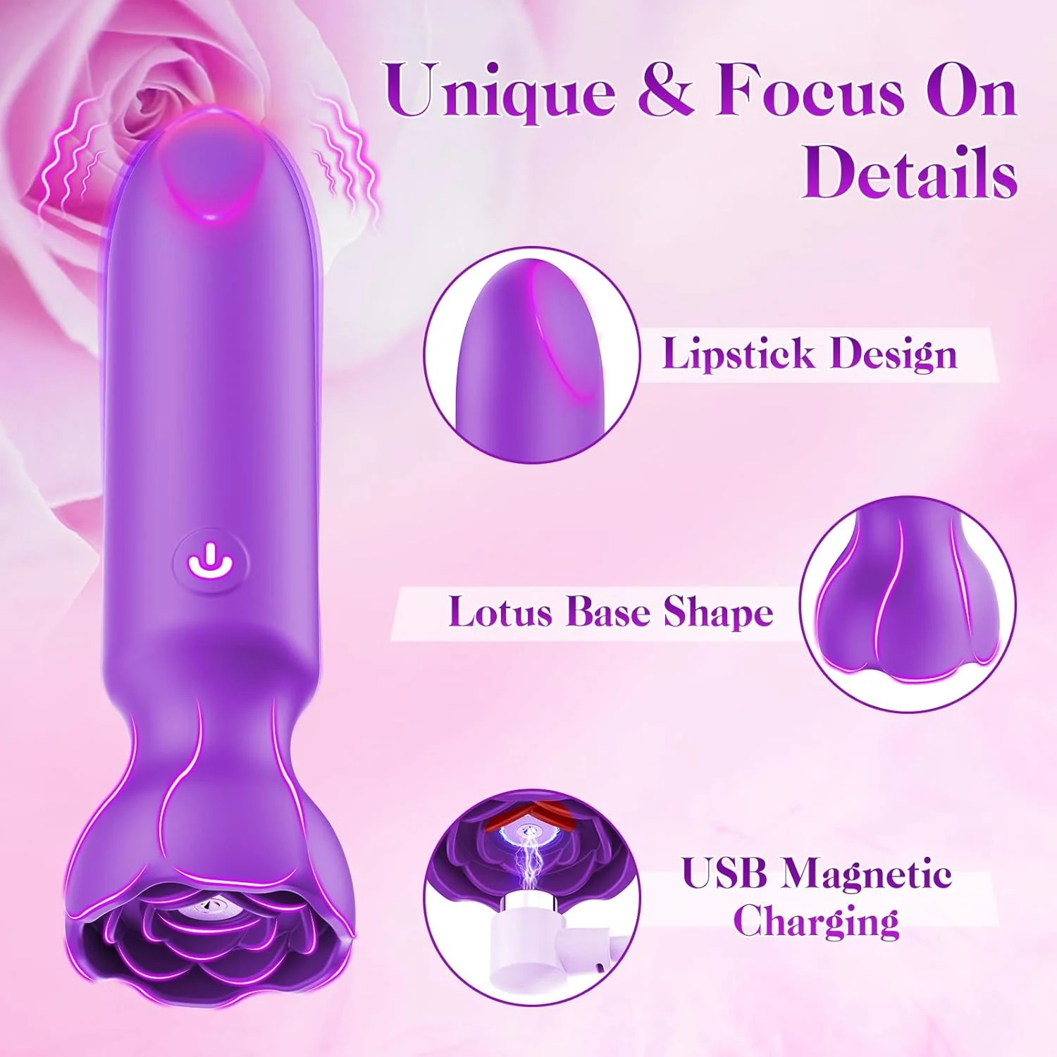 VibeLink App Control Bullet Vibrator 9 Modes Waterproof Quiet - Image 4