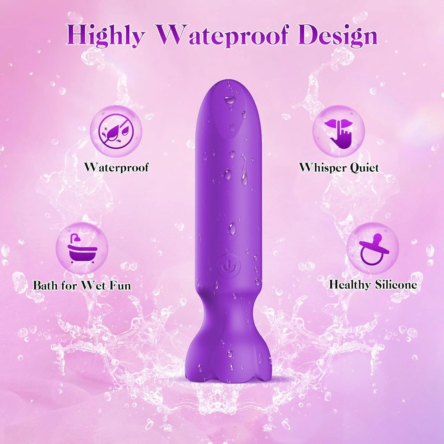 VibeLink App Control Bullet Vibrator 9 Modes Waterproof Quiet - Image 6