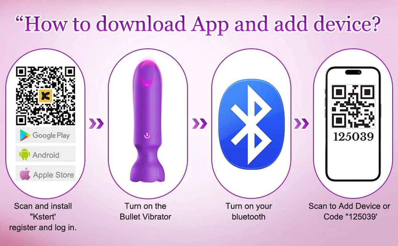 VibeLink App Control Bullet Vibrator 9 Modes Waterproof Quiet - Image 8