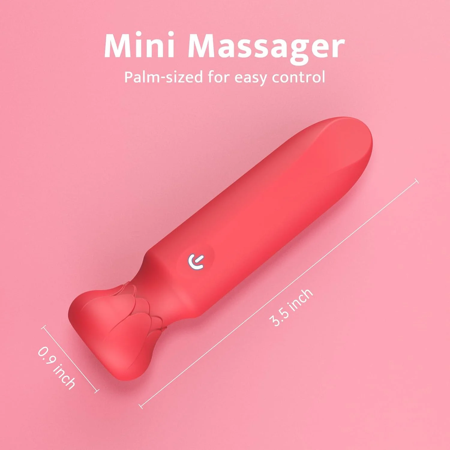 LotusLuxe Mini Bullet Vibrator 10 Modes Waterproof Rechargeable - Image 2