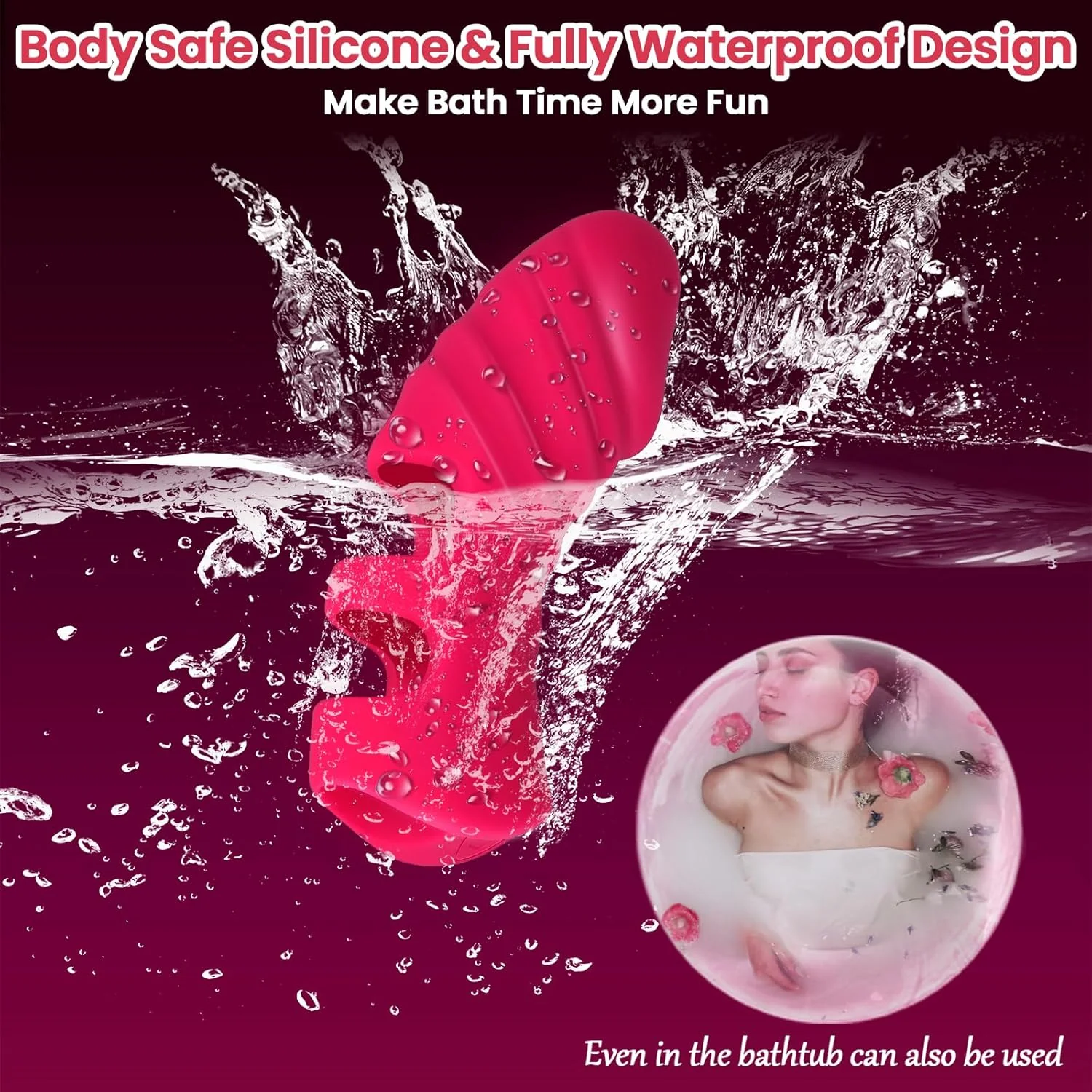 PulseFit Mini Finger Vibrator 10 Modes Quiet USB Recharge - Image 4