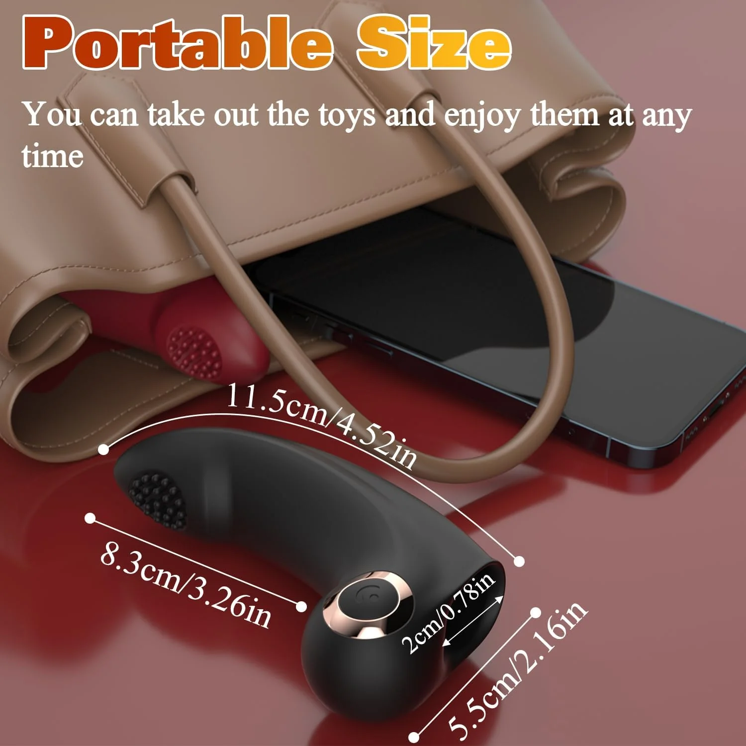 NoirTouch Finger Vibrator 10 Modes Waterproof Quiet Black - Image 7