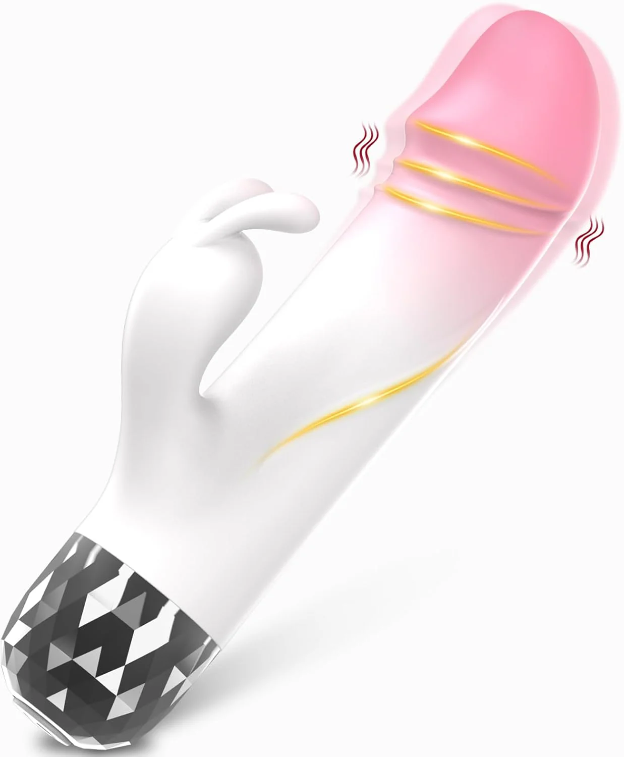 MiniVelour Mini Rabbit Vibrator 10 Modes Waterproof Silicone