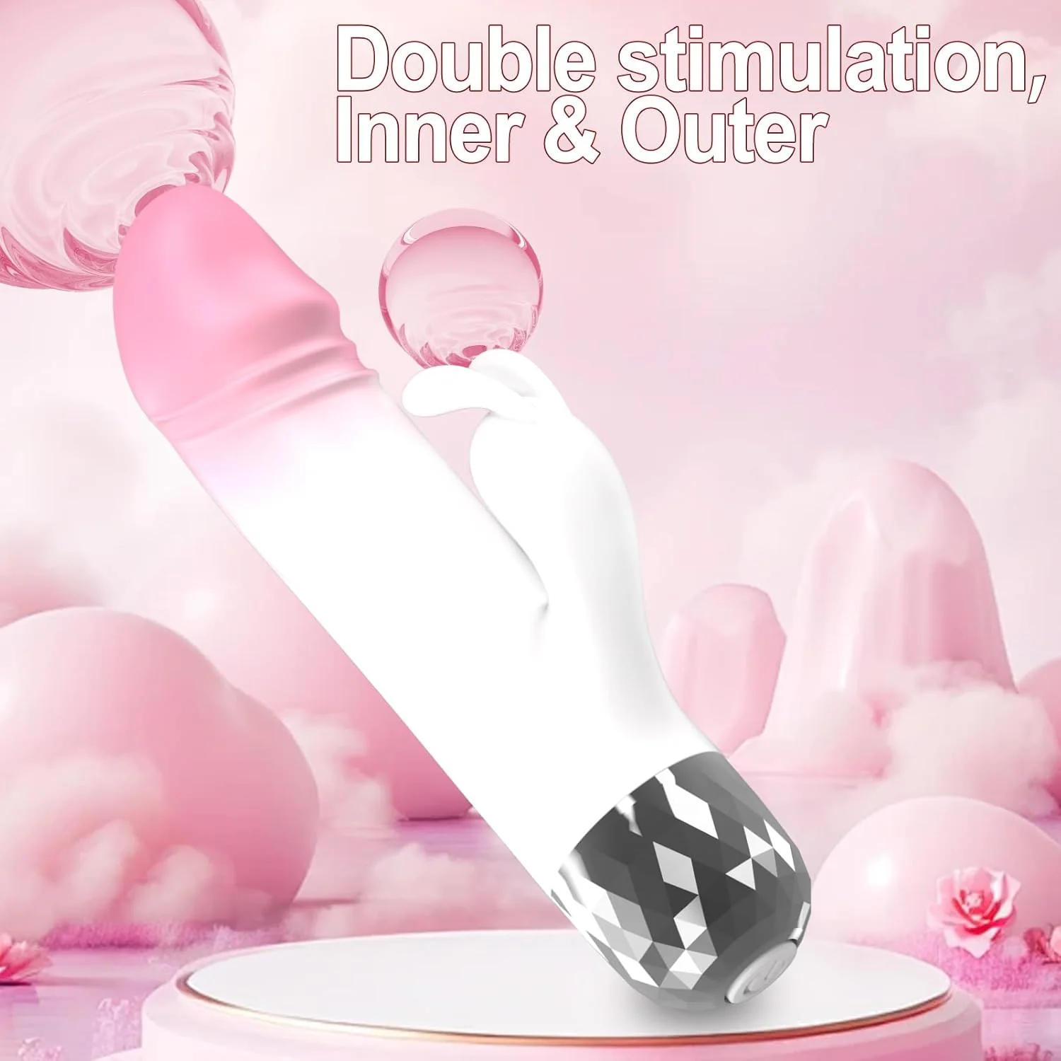 MiniVelour Mini Rabbit Vibrator 10 Modes Waterproof Silicone - Image 9