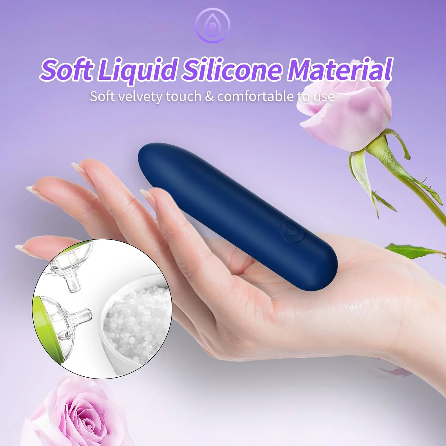 SilkCore Mini Bullet Vibrator 10 Modes Waterproof Rechargeable - Image 4