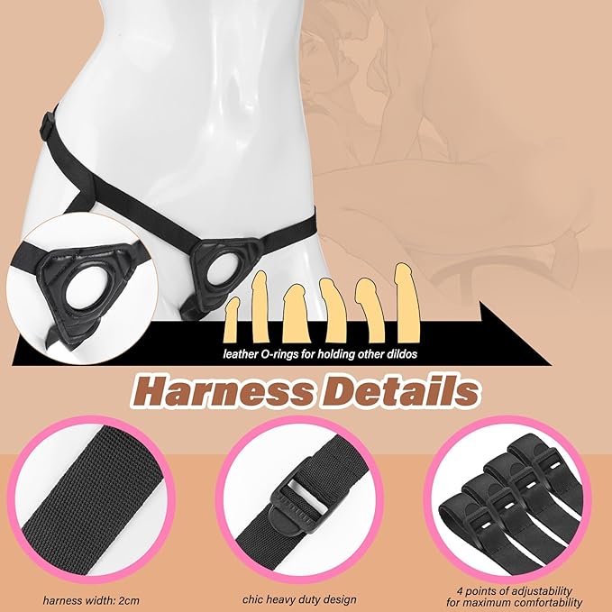 Versatile Strap-On Dildo for Intimate Play - Image 3