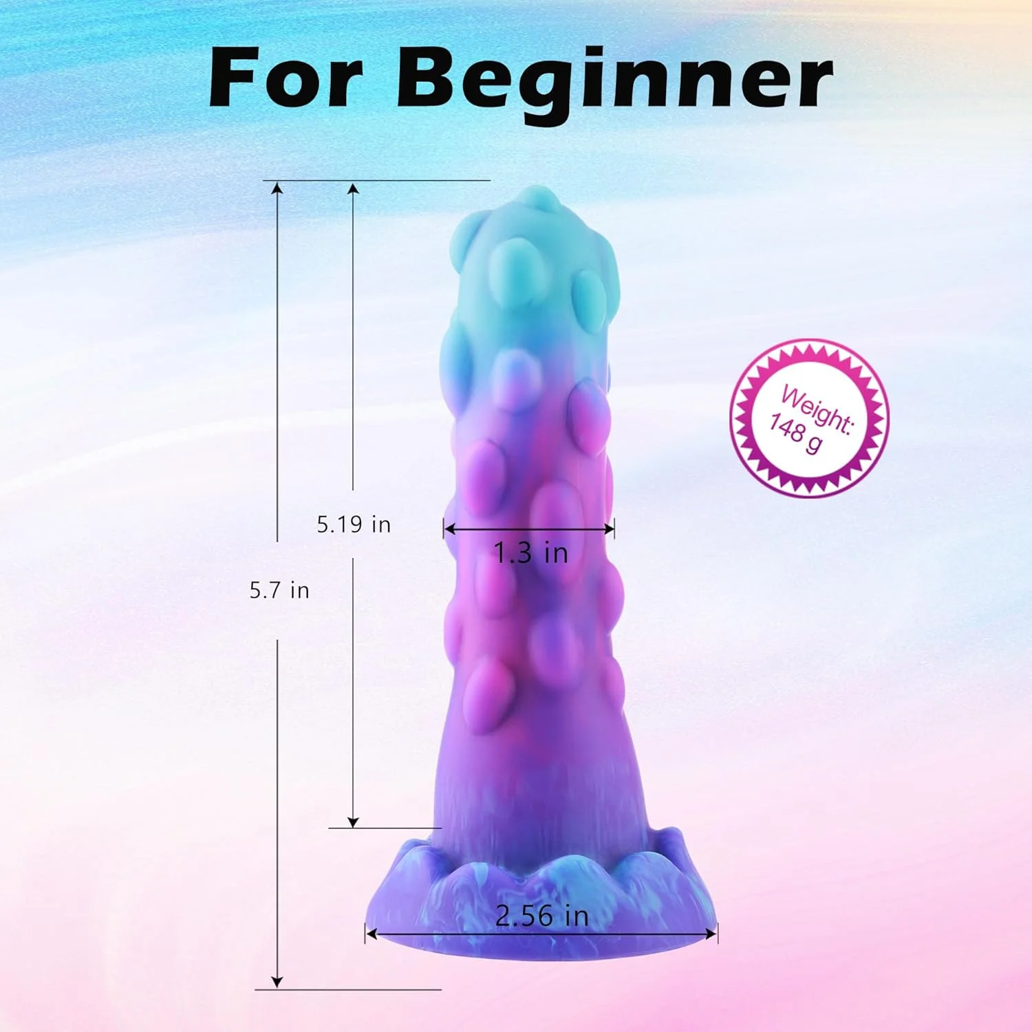 EuphorVibe Small Monster Fantasy Dildo | Beginner-Friendly, Realistic, Strong Suction Cup - Image 3