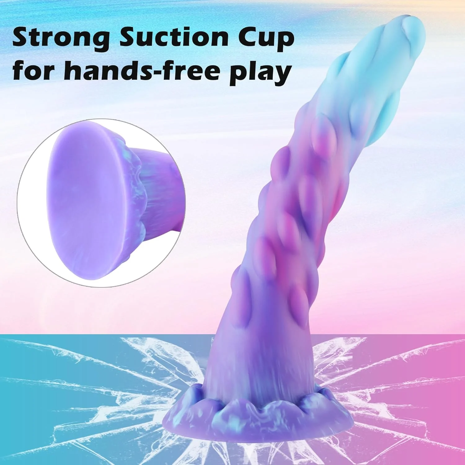 EuphorVibe Small Monster Fantasy Dildo | Beginner-Friendly, Realistic, Strong Suction Cup - Image 4