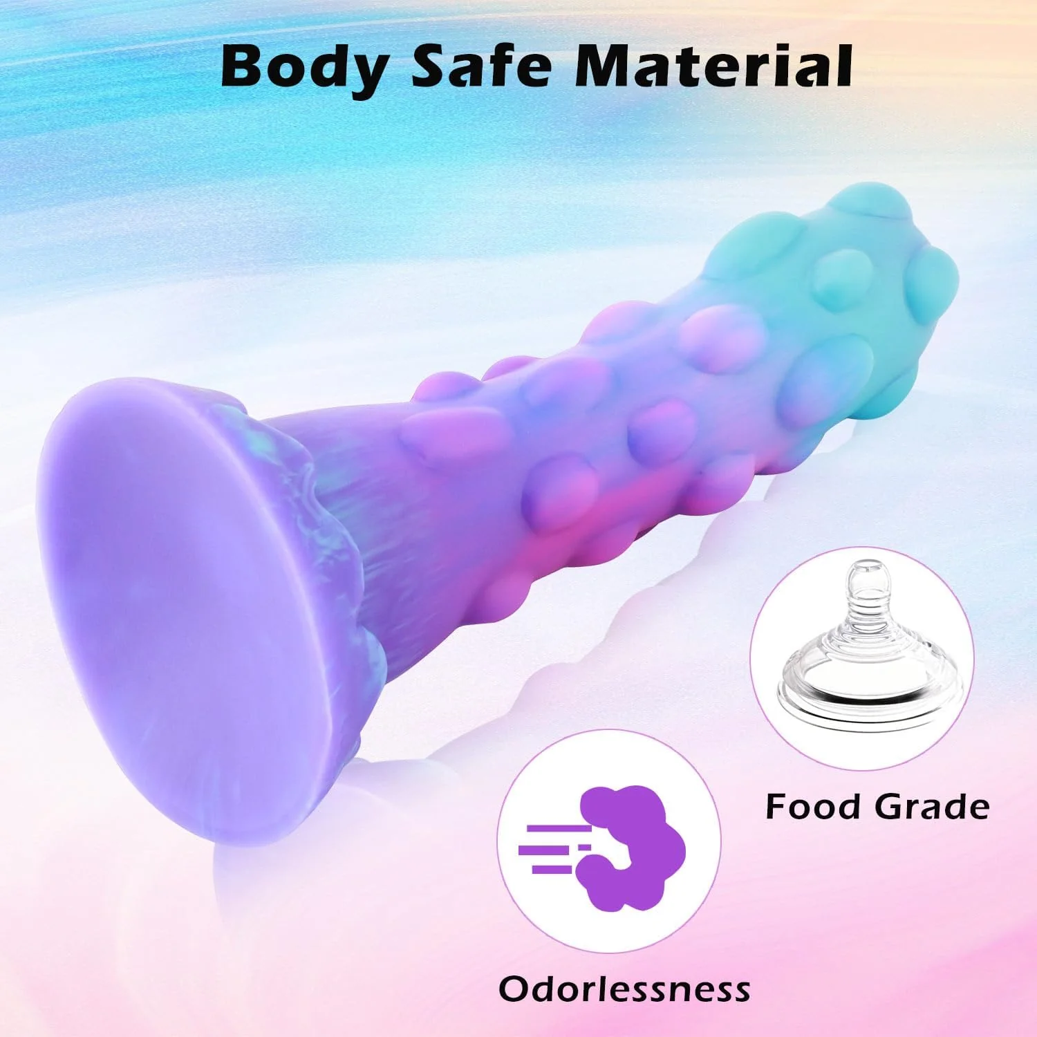 EuphorVibe Small Monster Fantasy Dildo | Beginner-Friendly, Realistic, Strong Suction Cup - Image 6