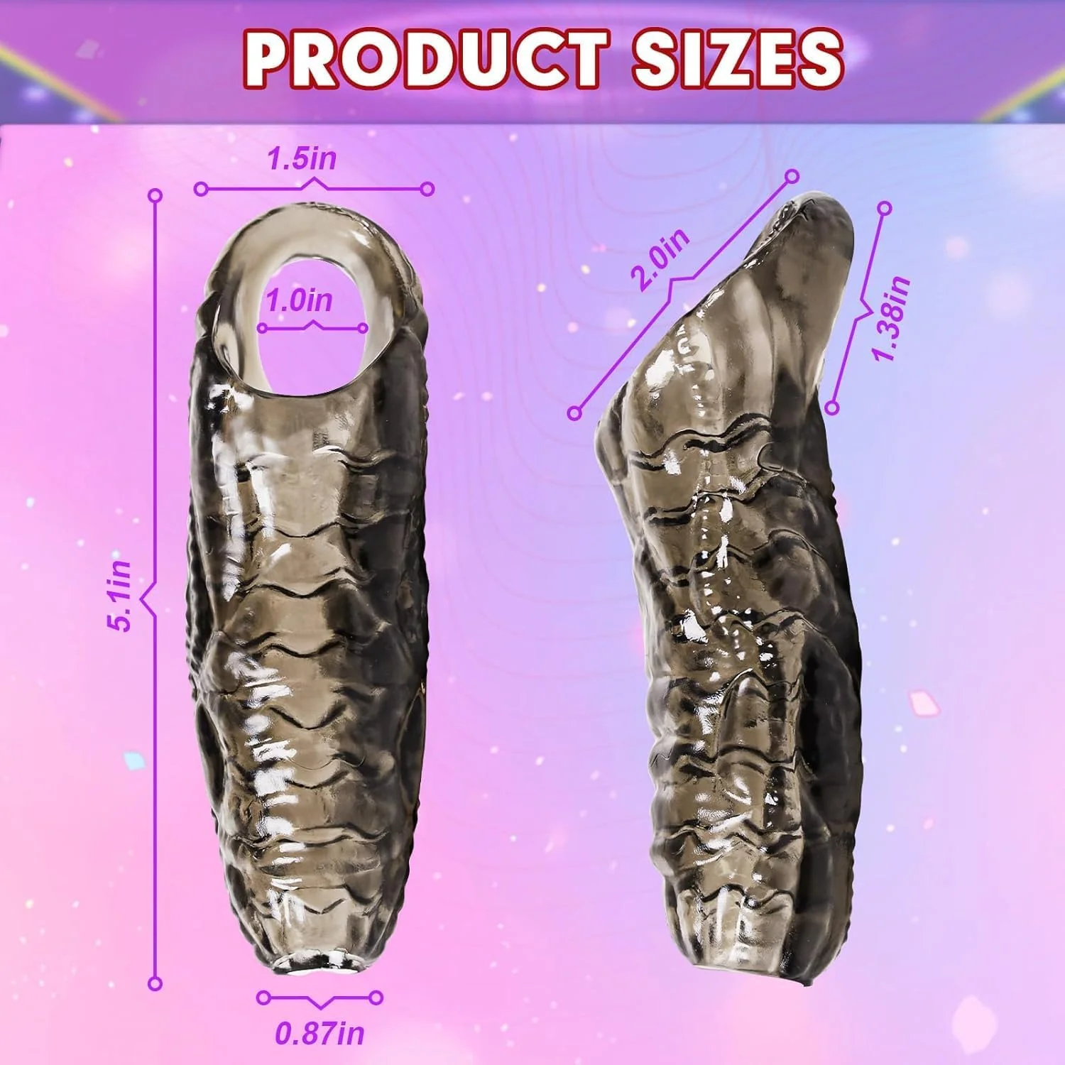 MythriX Monster Penis Sleeve 3 Texture Silicone Extender - Image 5
