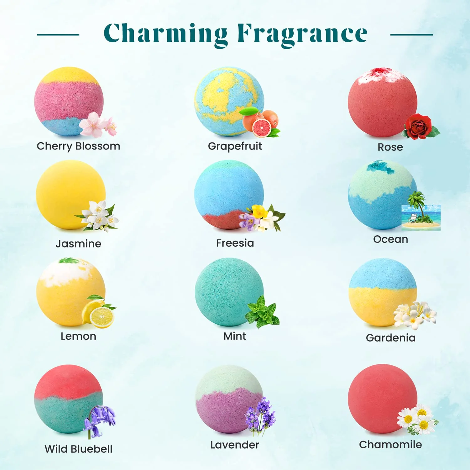Morning After Natural Bath Bomb Set - Image 2