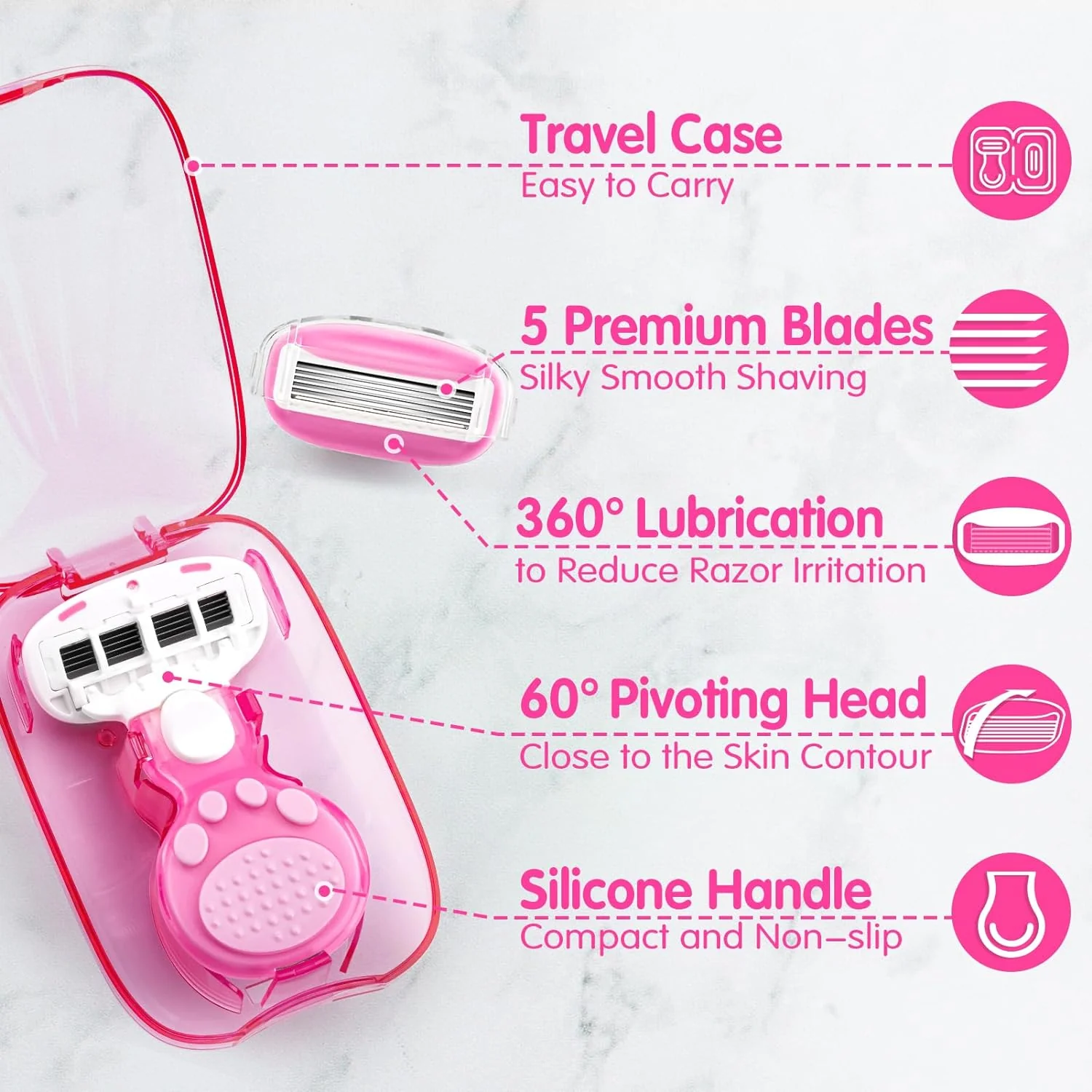 Morning After Travel Razor for Women - Image 4