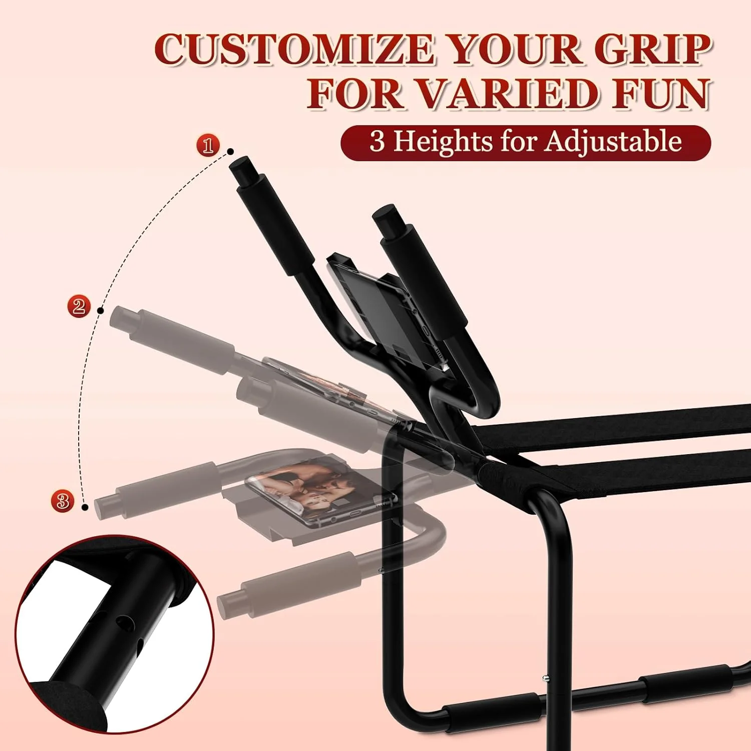 BounceControl Sex Position Chair with Phone Holder - Image 4
