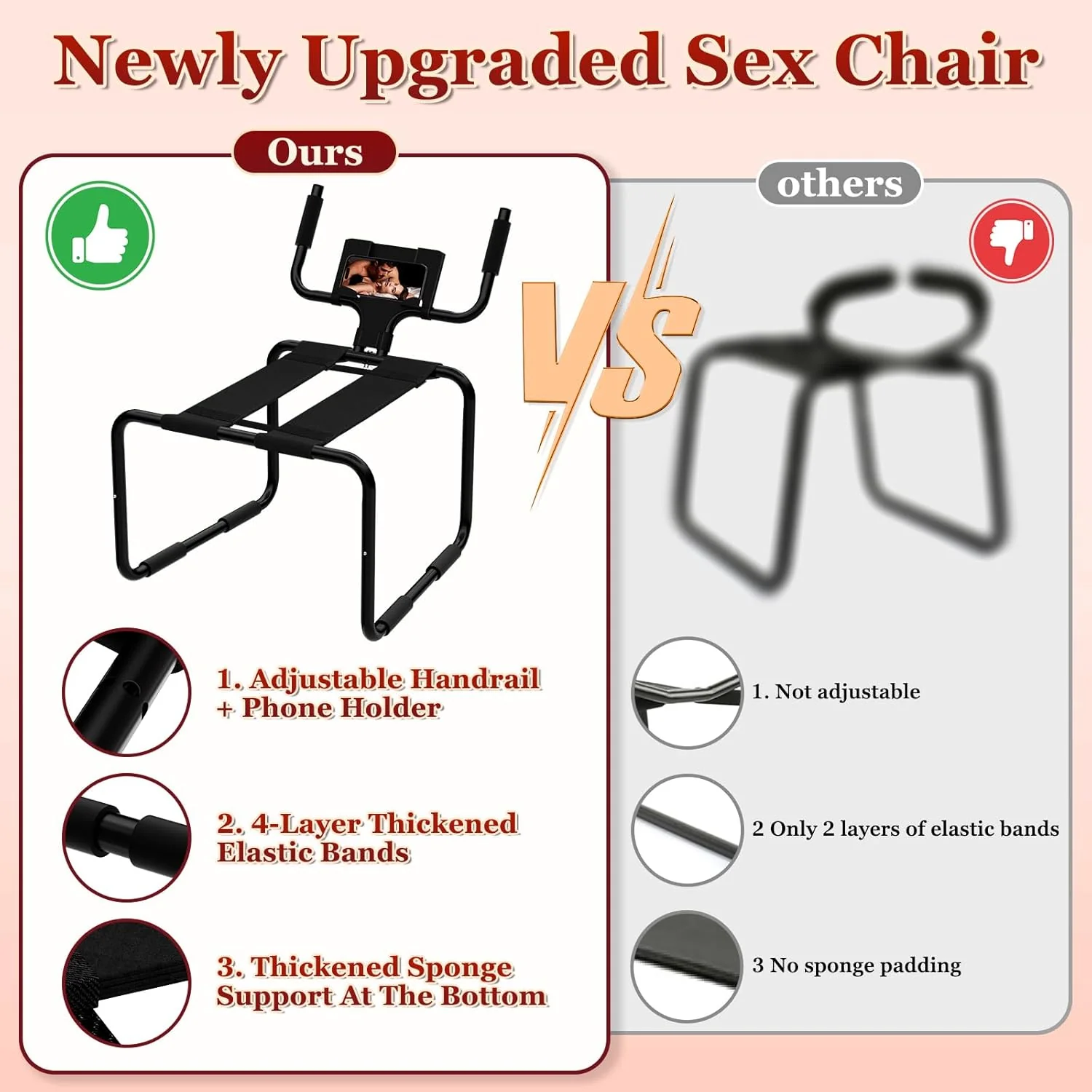 BounceControl Sex Position Chair with Phone Holder - Image 7