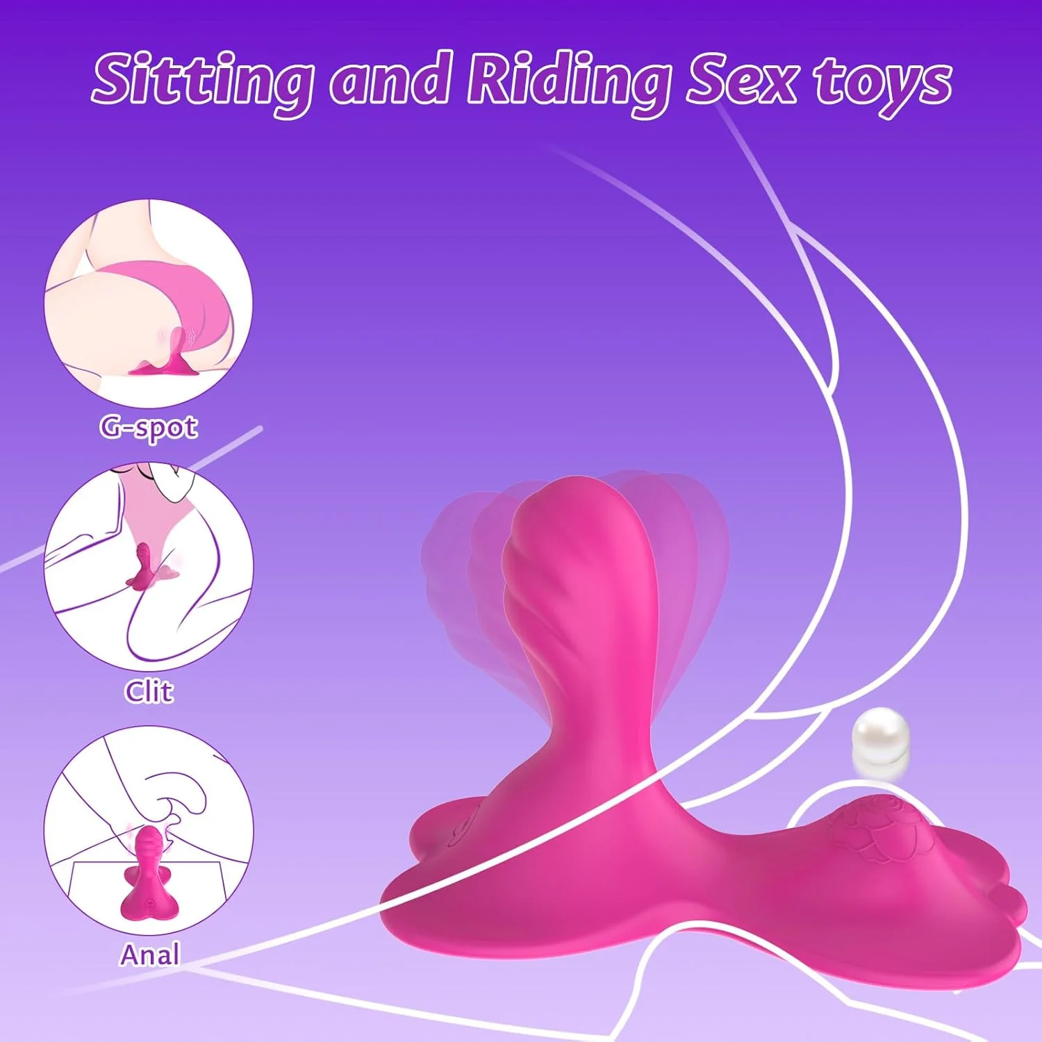 VelvetRide 9×9 Sit-On Vibrator - Image 2