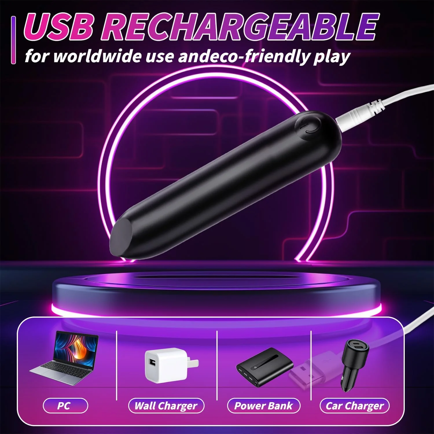SyncWear App Remote Wearable Bullet Vibrator 10 Modes Quiet - Image 2