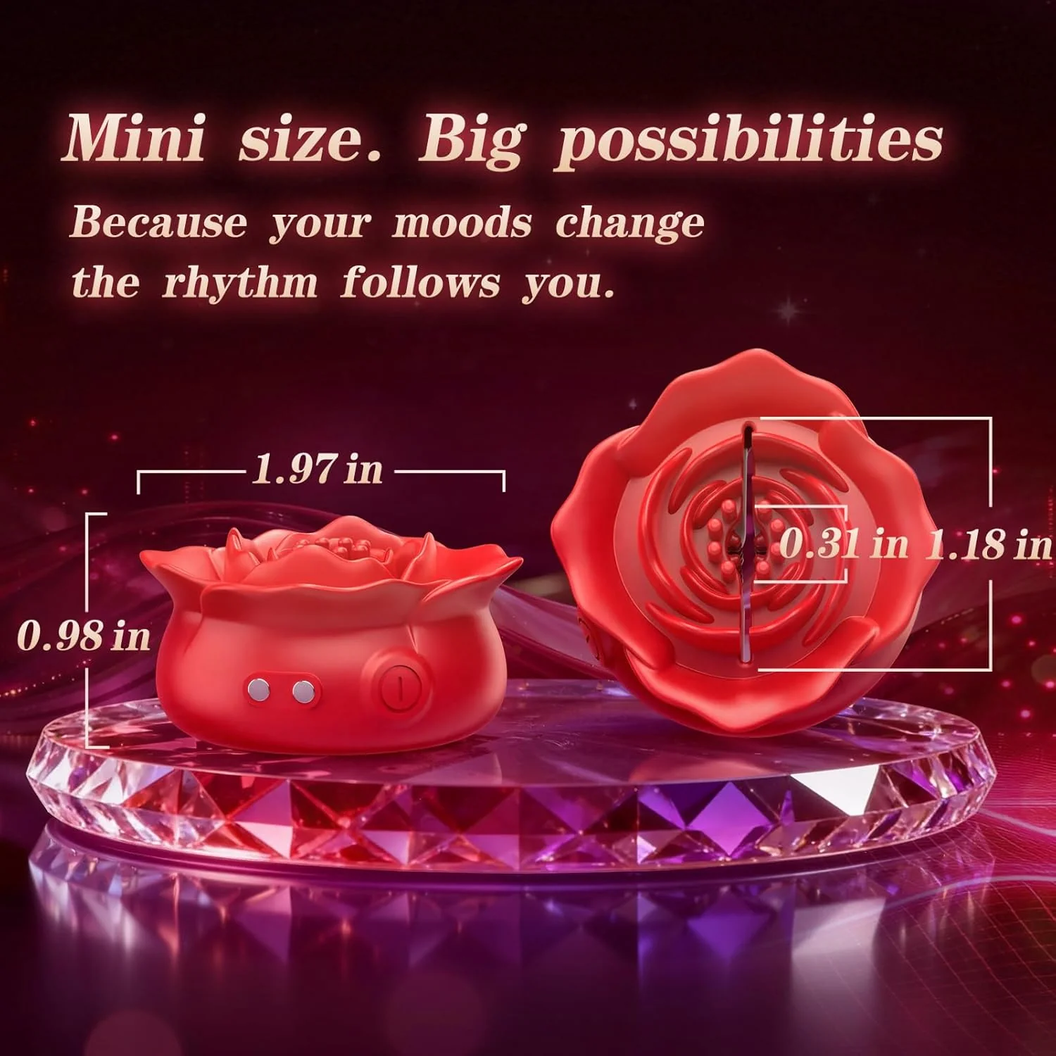 PetalSyncX App-Control Nipple Vibrator – 9 Modes, Soft Fit - Image 5