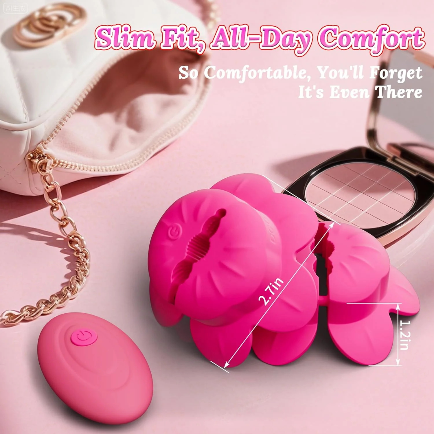 PetalWave Remote Nipple Vibrators 10 Modes – Discreet Wear - Image 6