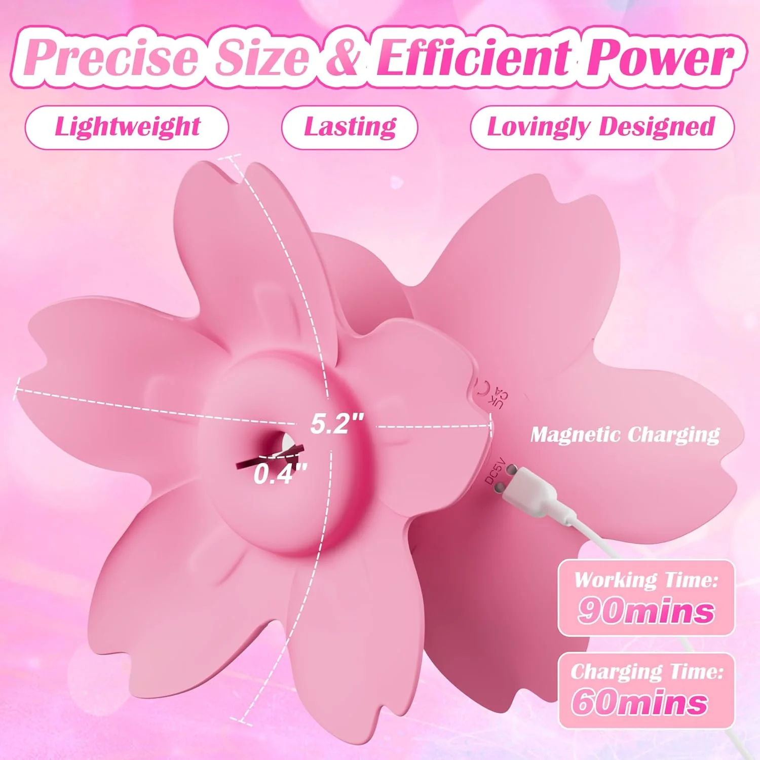 BloomSync App-Control Nipple Vibrators – 9 Modes, Hands-Free - Image 4