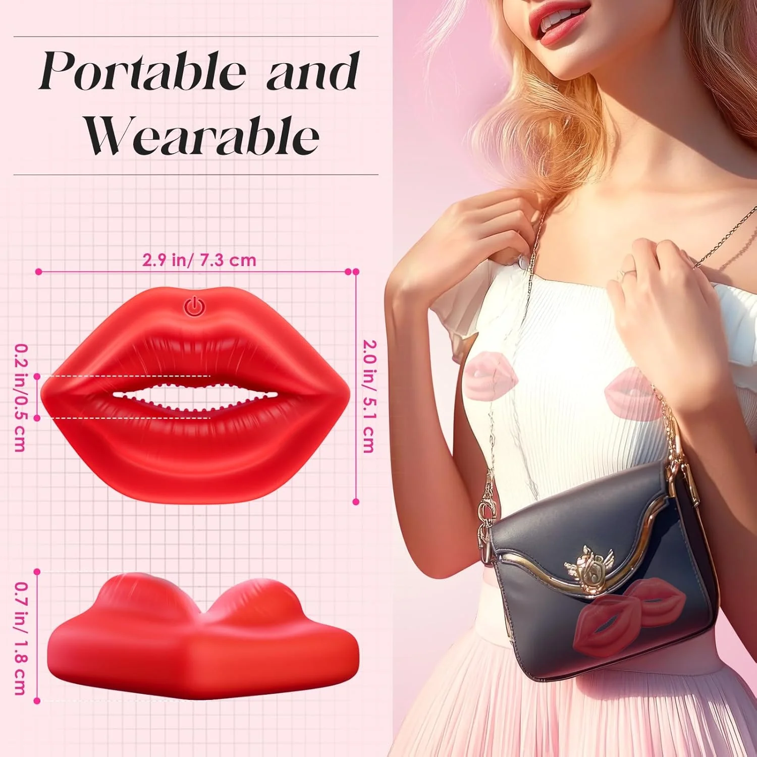 PhantomKiss Remote Nipple Vibrators 9 Modes - Image 5