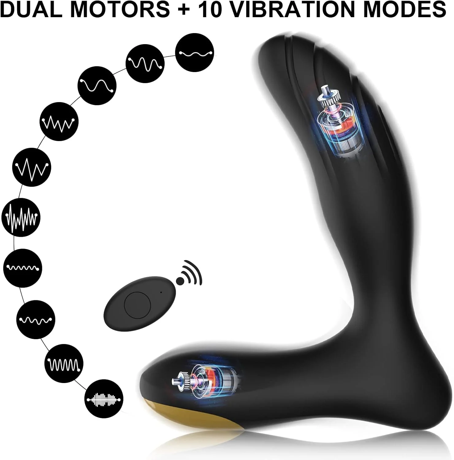 NovaReach Vibrating Remote Control Prostate Massager - Image 2