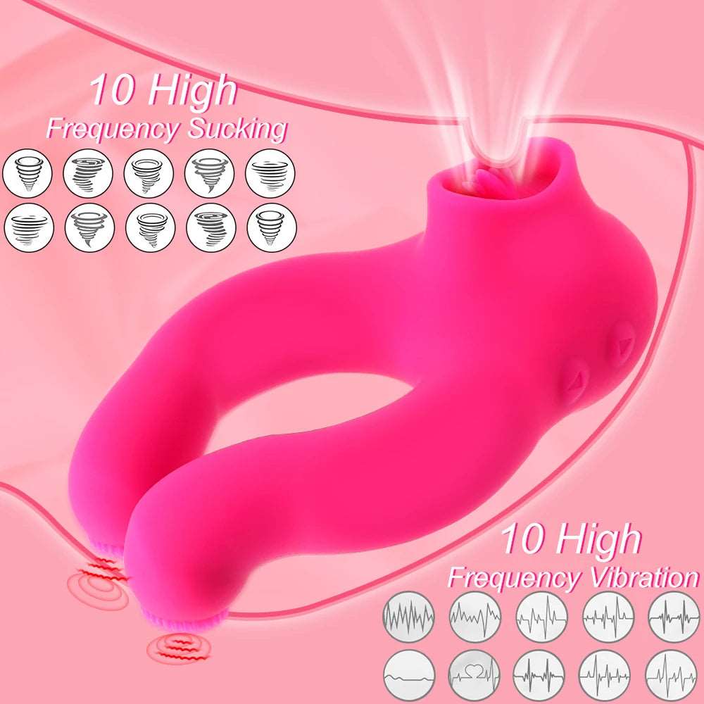 SensoryArc High Frequency Suction Clit Cock Vibrator - Image 3