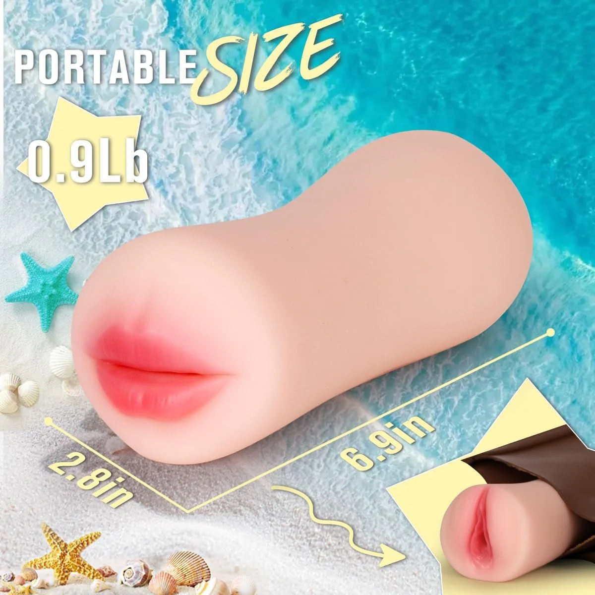 TriPleasure 3 Pack Pocket Pussy Set Realistic Male Masturbators - Image 5