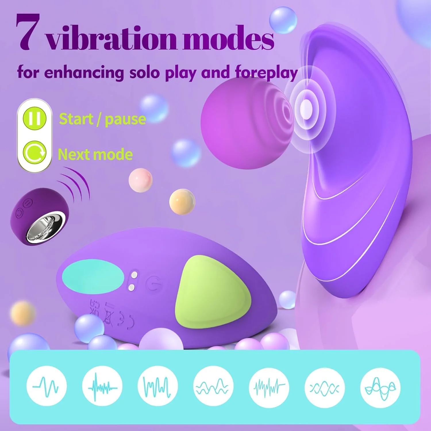 StealthClip Magnetic Wearable Panty Vibrator 10 Modes - Image 3