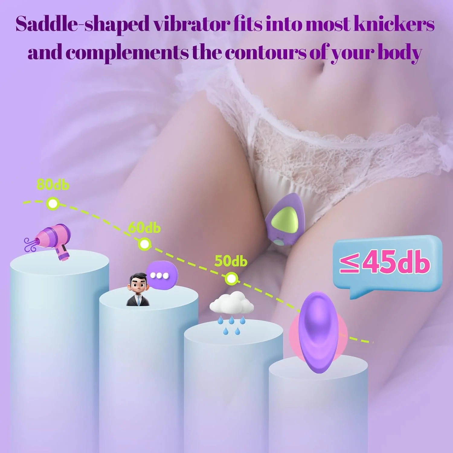 StealthClip Magnetic Wearable Panty Vibrator 10 Modes - Image 4