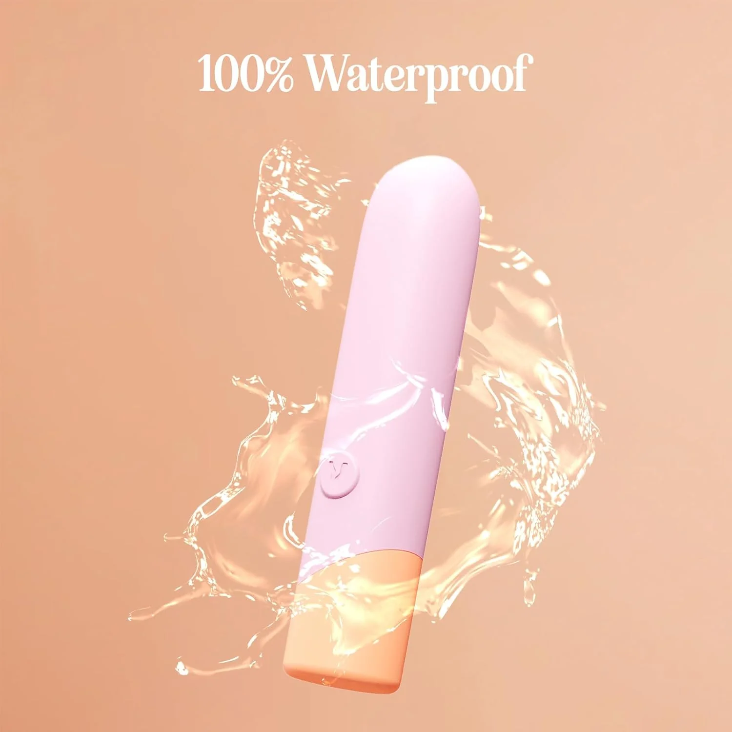 PeachLuxe Mini Bullet Vibrator Waterproof Quiet Rechargeable - Image 3
